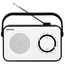 RADIO-VINTAGE-CON-ALTAVOZ-AIWA-R-190BW-AM-FM-ALTAVOZ-4--Y-JACK-3.5mm-DISE--O-SOFT-TOUCH-STYLISH-COLOR