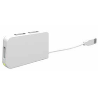 Miniatura 1 de HUB 4 PUERTOS USB 2.0 APPROX APPHT4 BLANCO