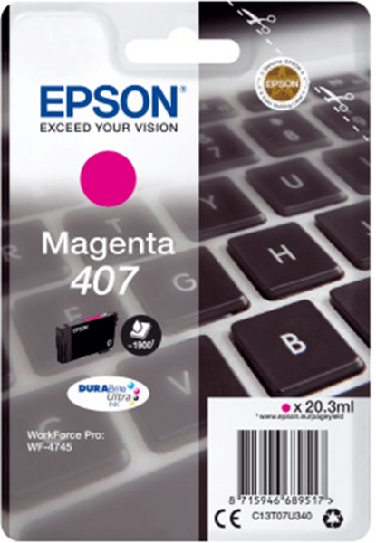 consumible epson magenta 407