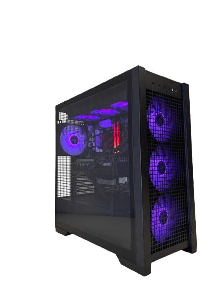 RANDOM Powered by ASUS AMD Ryzen 5 7500X3D, RX 9070 XT, 32GB, 1TB NVMe, B650 Plus WiFi, W11