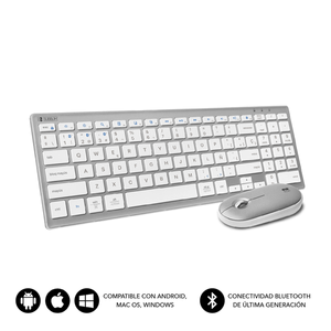 TECLADO-EXTENDIDO-CON-RATON-INALAMBRICO-BLUETOOTH-PURE-COMBO-SILVER