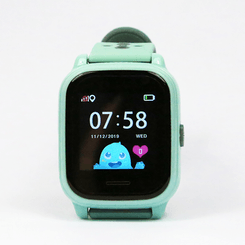 LEOTEC SMARTWATCH Kids ALLO GPS anti-pérdida verde (Pantalla 1.3 IPS Táctil Color-GPS-Llamadas-Cámara-IP67)