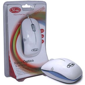MOUSE-OPTICO-USB-3FREE-MCM101-WB-DISEÑO-BLANCO-AZUL
