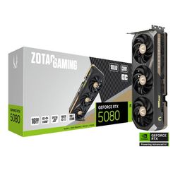 Tarjeta Gráfica ZOTAC NVIDIA GeForce RTX 5080 SOLID CORE OC | 16GB GDDR7 | DLSS 4