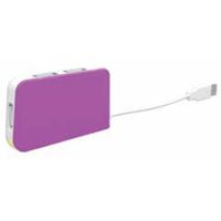 Miniatura 2 de HUB 4 PUERTOS USB 2.0 APPROX APPHT4 PURPURA