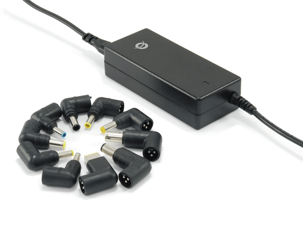 CARGADOR UNIVERSAL DE PORTATIL CONCEPTRONIC 65W AUTOMATICO 18V A 20V 10TIPS