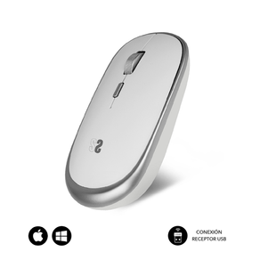 RATON-SUBBLIM-INALAMBRICO-MINI-SILVER