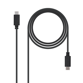 CABLE-USB-NANO-CABLE-USB2.0-3A-TIPO-C-M---C-M-1.0M-NEGRO