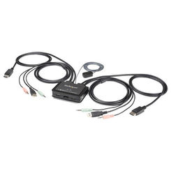 2 PORT USB 4K60HZ DISPLAYPORT KVM SWITCH - OS INDEPENDENT IN