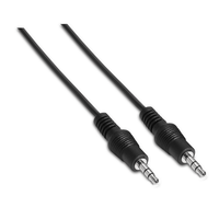 Miniatura 1 de Aisens Cable Audio Estéreo Jack 3.5/M-Jack 3.5/M Negro 3M