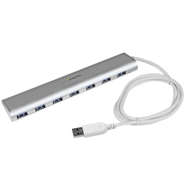 7PORT USB HUB ALUMINUM COMPACT USB 3.0 HUB FOR M AC
