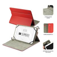 Miniatura 3 de FUNDA DE ROTACION 360º 10,1´´ SUBBLIM RED