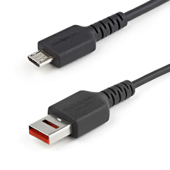 1M SECURE CHARGING CABLE- USB-A TO MICRO USB DATA BLOCK ER