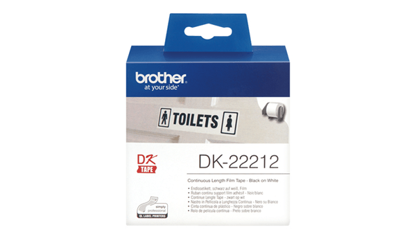 DK CONTINUOUS LABELS WHITE