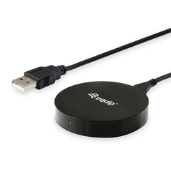 CARGADOR INALAMBRICO EQUIP LIFE QI 5W CARCASA DE ALUMINIO ULTRA-SLIM