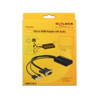Miniatura 4 de ADAPTADOR VGA A HDMI CON AUDIO+USB DELOCK 62597