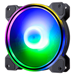 VENTILADOR HIDITEC 12 CM N9 NEGRO ARGB