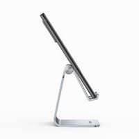Miniatura 3 de AISENS Soporte De Sobremesa Tamaño M Ajustable (1 Pivote) Para Movil / Tablet, Plata