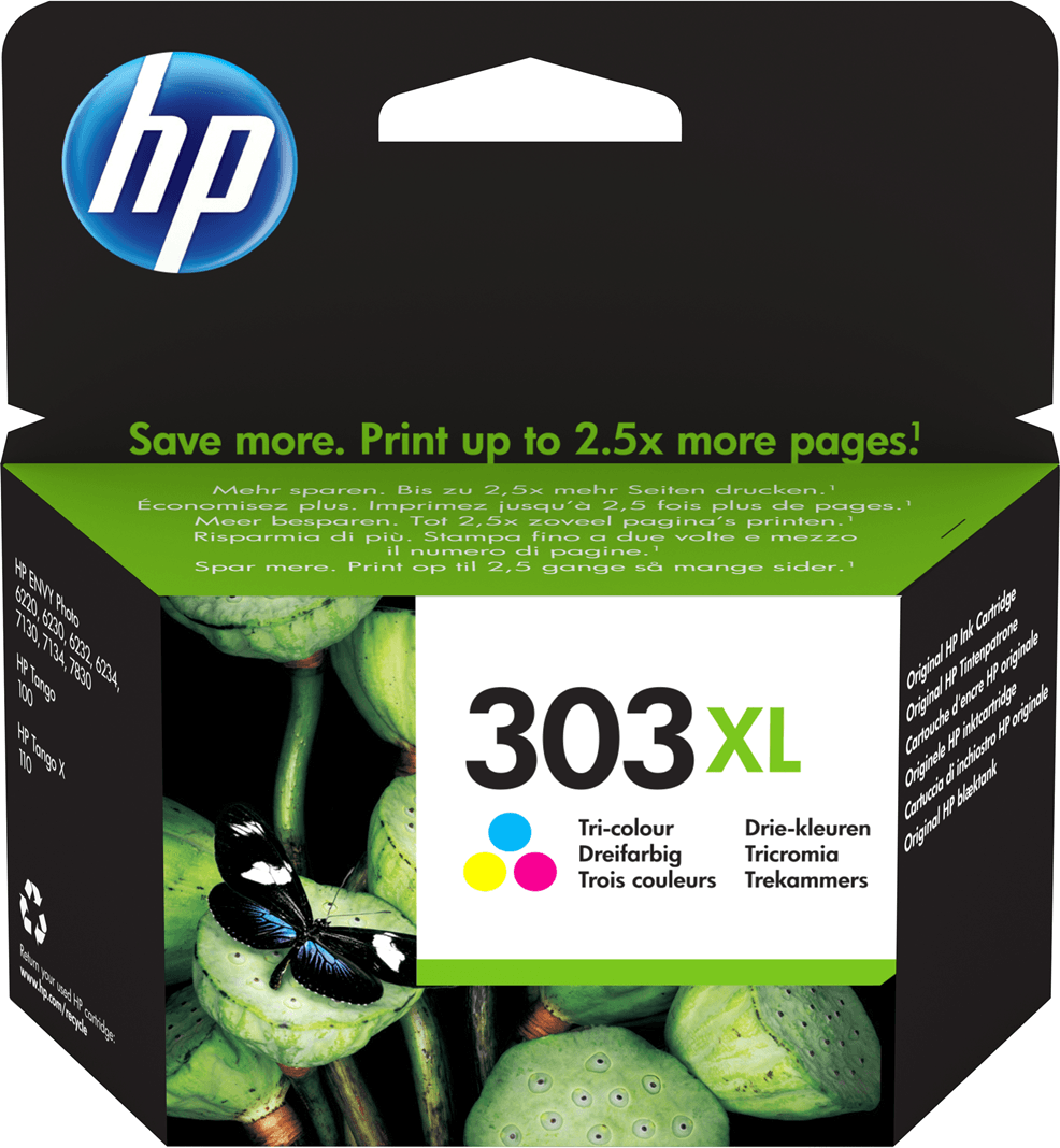CARTUCHO HP TRICOLOR 303 XL T6N03AE