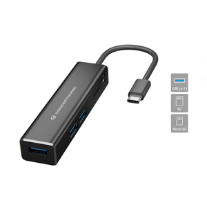 HUB-3.1-USB-C-CONCEPTRONIC-DONN08-3-PUERTOS-USB-3.0-Y-LECTOR-TARJETAS-SD---MICROSD