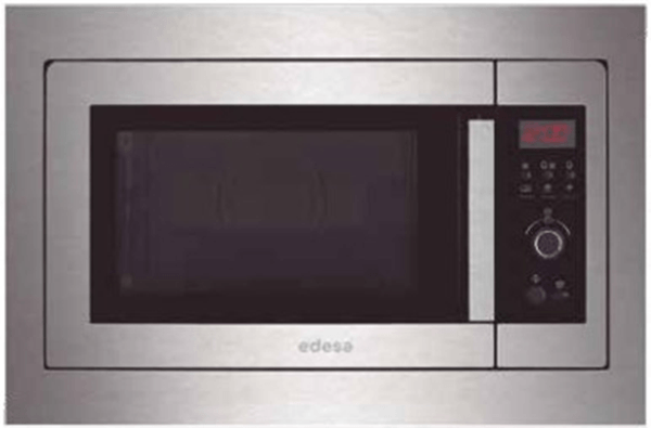 HORNO MICROONDAS INTEGRABLE EDESA EMW2020IGX 20 LITROS CON GRILL INOX