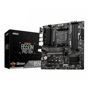 PLACA-AMD-RYZEN-MSI-B550M-PRO-VDH-AM4-DDR4-PCX3.0-MATX-HDMI-DPORT