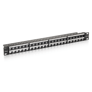 PATCH-PANEL-VACIO-UTP-CAT.6-48-PUERTOS-KEYSTONE-SLIM-1U