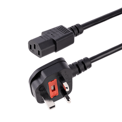 Cable de Alimentacion Corriente de 3m para Ordenador C13 a Enchufe Bri