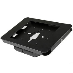 STEEL TABLET HOLDER FOR IPAD LOCKABLE DESK OR WALL MOUNTAB LE