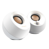 Miniatura 1 de ALTAVOCES CREATIVE PEBBLE 2.0 SPEAKER USB BLANCO 51MF1680AA001