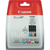 Miniatura 2 de PACK CARTUCHOS CANON CYAN/MAGENTA/AMARILLO/NEGRO CLI-551
