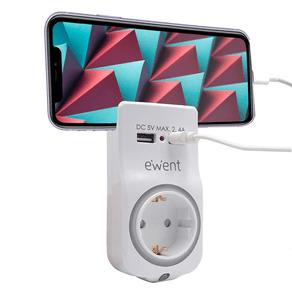 Ewent-Cargador-USB-4en1-2.4A