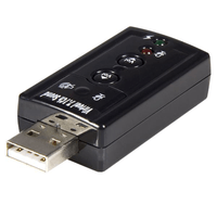 Miniatura 1 de TARJETA SONIDO STARTECH EXTERNA VIRTUAL 7.1 USB STEREO
