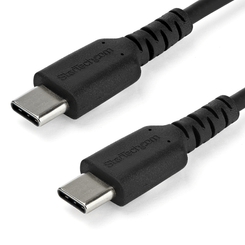 2M USB C CABLE BLACK HIGH QUALITY ARAMID FIB ER
