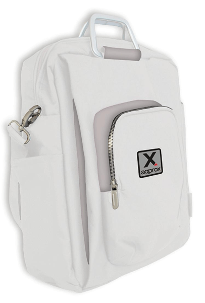 MOCHILA PORTATIL 15.6" APPROX APPNBST15X STREET BLANCO-GRIS