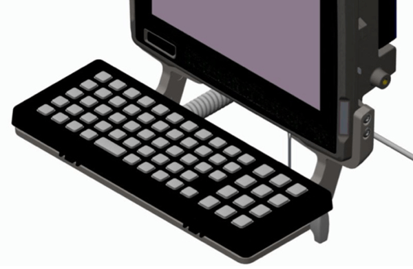 KEYBOARD MOUNTING TRAY. INCLUDES TILTING ARMS KNOBS AND SCREWS. FOR VC80 AND IKEY KEYBOARDS
