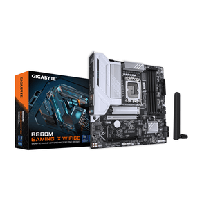 GIGABYTE-Intel--B860M-GAMING-X-WIFI6E-Placa-base---CPUs-Intel-Core-Ultra-VRM-de-8-1-2-2-fases-hasta-9200MHz-DDR5-1xPCIe-5.0---1xPCIe-4.0-M.2-LAN-25-GbE-WIFI-6E-USB-4-LGA-1851--Socket-V1-