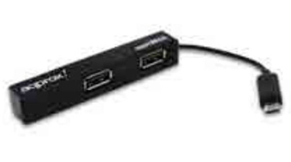 HUB 4 PUERTOS USB 2.0 APPROX ANDROID NEGRO