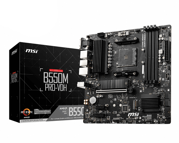msi amd  b550m pro-vdh socket am4