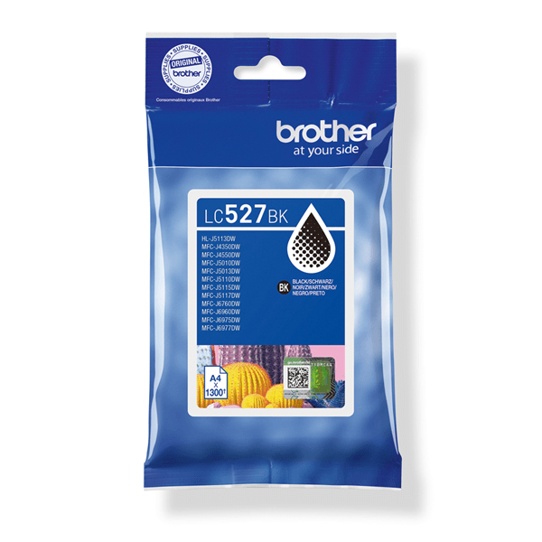 BROTHER Cartucho de tinta negro LC527BK 1.300 paginas
