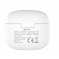 Miniatura 7 de AURICULARES BLUETOOTH DENVER TWE-48W INALAMBRICOS BLANCOS