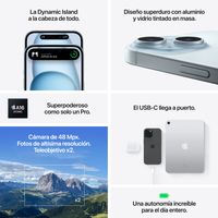 Miniatura 8 de APPLE iPhone 15 6.1" 5G 128GB Azul