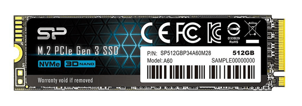 SILICON POWER P34A60 SSD 512GB M.2 2200MB/s PCI Express NVMe