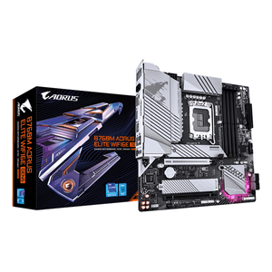 Placa-Intel--GIGABYTE-B760M-AORUS-ELITE-WIFI6E-GEN5-Placa-Base-–-Compatible-con-procesadores-Intel-Core-14ª-generacion-VRM-digital-de-12-1-1-fases-hasta-5600-MHz-DDR5-2-x-M.2-PCIe-4.0-Wi-Fi-6E-LAN-2.5-GbE-USB-3.2-Gen-2x2-LGA-1700