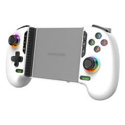 GAMEPAD BLUETOOTH MARS GAMING MGPXPRO BT+USB MULTIPLATAFORMA HALL EFFECT BLANCO
