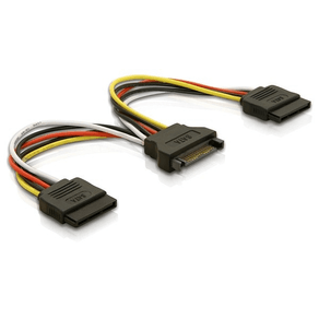 CABLE CORRIENTE DELOCK 60105 HDD SATA 15 PINS A 2X HDD SATA 15 PINS