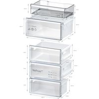 Miniatura 8 de FRIGORIFICO COMBI BALAY 3KFC653XI NOFROST C ALTO 186 CM ANCHO 60 CM INOX