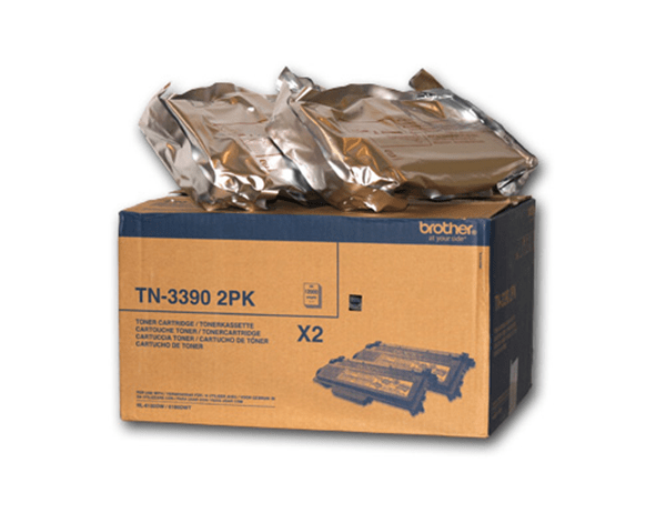 TONER BROTHER TN3390 PACK 2UD 24000PAG