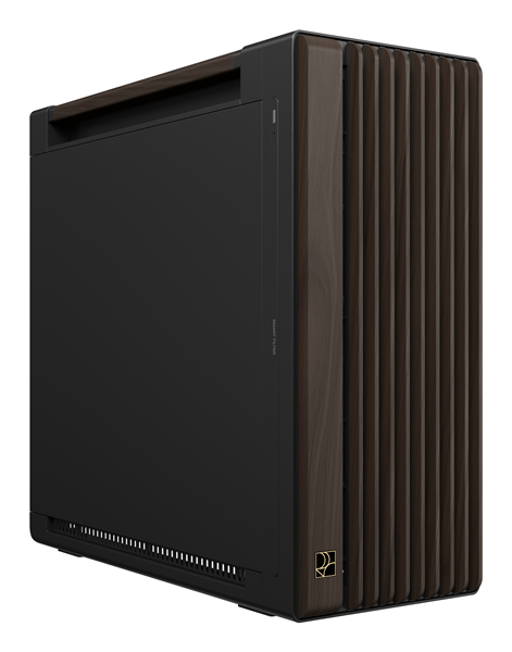 Caja Asus ProArt PA602 Wood Edition Modern Black - Metal Panel Negro, Madera