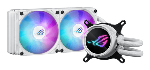 SISTEMA DE REFRIGERACION LIQUIDA ASUS PARA CPU ROG STRIX LC III 240 ARGB WHT (BLANCO)